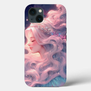 Princess Anime Girl Made Of Stars iPhone 13 Case