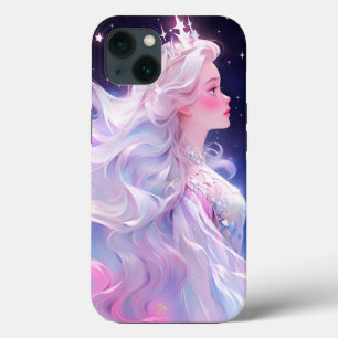 Princess Anime Girl Made Of Stars iPhone 13 Case
