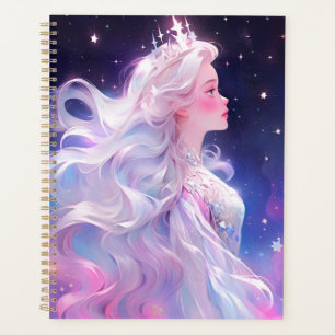 Princess Anime Girl Made Of Stars Planner