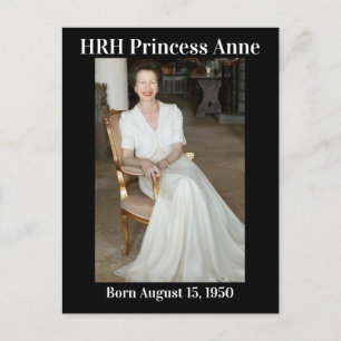 Princess Anne born August 15, 1950 Postcard