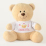 Princess ANY NAME Cute Personalized Hearts & Tiara Teddy Bear