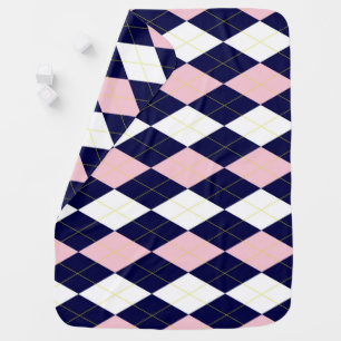 Princess Argyle Baby Blanket