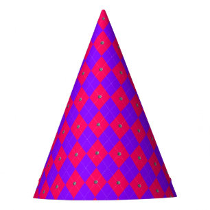Princess Argyle Diamonds-PAPER PARTY HATS