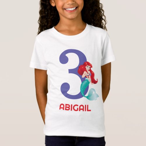 Princess Ariel  Birthday Girl T_Shirt