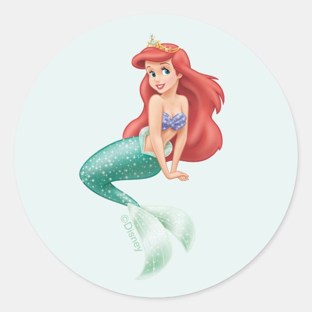 Princess Ariel Classic Round Sticker (Front)