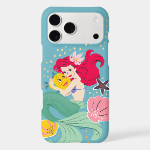 Princess Ariel Holding Flounder Illustration iPhone 17 Pro Max Case