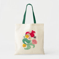Princess Ariel Holding Flounder Illustration