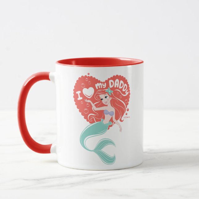 Princess Ariel | I Love My Daddy Mug (Left)