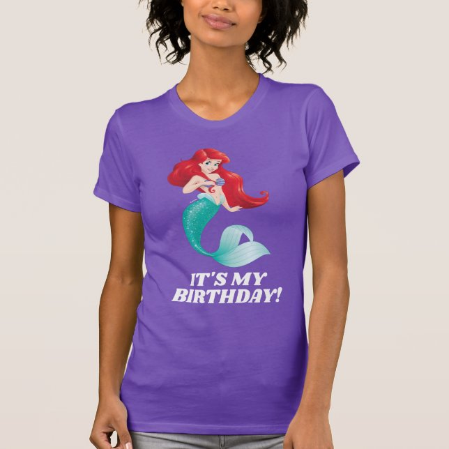 Princess Ariel | It's My Birthday T-Shirt (Front)