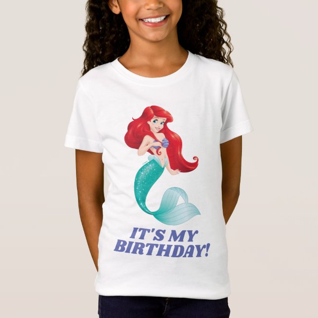 Princess Ariel | It's My Birthday T-Shirt (Front)