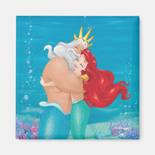 Princess Ariel & King Triton Hug Magnet