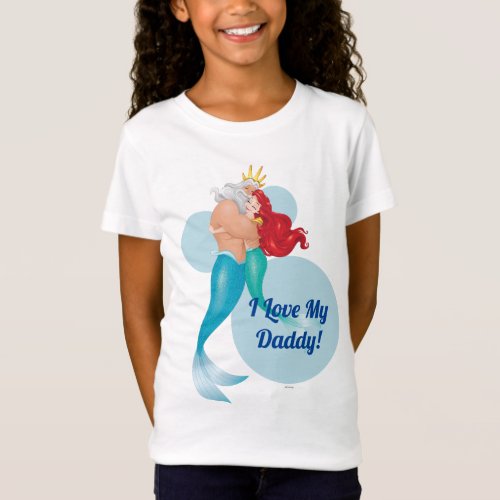 Princess Ariel  King Triton Hug T_Shirt