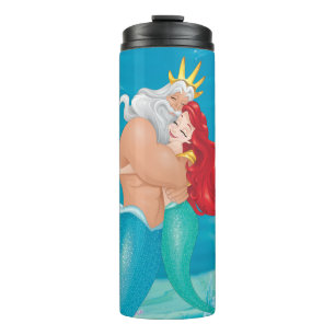 Princess Ariel & King Triton Hug Thermal Tumbler
