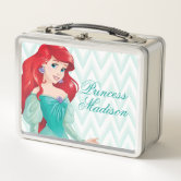 Disney Princess, Ariel, Belle and Rapunzel Metal Lunch Box