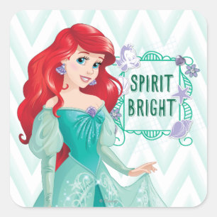 Princess Ariel Square Sticker