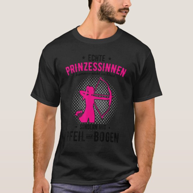 Princess Arrow & Bow Saying Archery T-Shirt (Front)