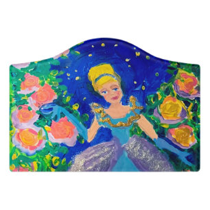 Princess "Art by Kids" Door Sign
