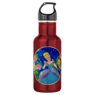 Princess "Art by Kids" Stainless Steel Water Bottle