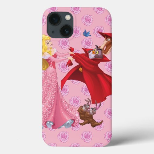 Princess Aurora and Forest Animals iPhone 13 Case