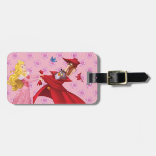 Princess Aurora and Forest Animals Luggage Tag
