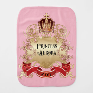 Princess Aurora Burp Cloth