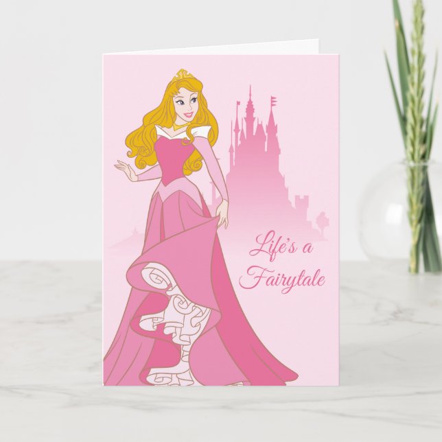 Princess Aurora & Castle Graphic Card (Front)