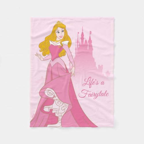 Princess Aurora  Castle Graphic Fleece Blanket