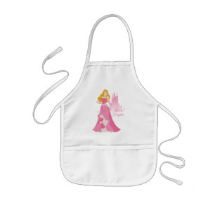 Princess Aurora & Castle Graphic Kids' Apron
