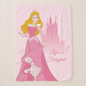 Princess Aurora & Castle Graphic Sherpa Blanket