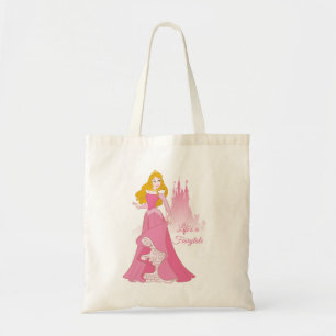 Princess Aurora & Castle Graphic Tote Bag
