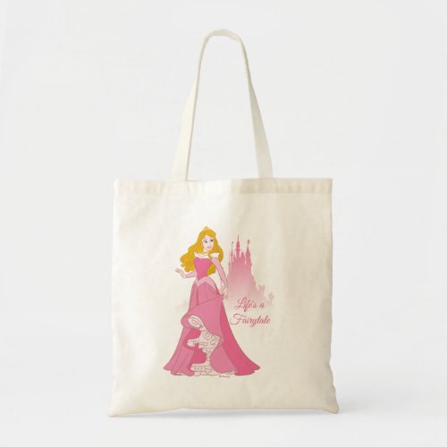 Princess Aurora  Castle Graphic Tote Bag