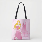 Sleeping Beauty, Aurora - Vintage Rose Tote Bag