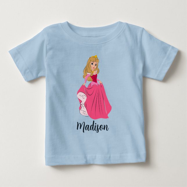 Princess Aurora Pretty in Pink Baby T-Shirt (Front)