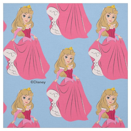 Princess Aurora Pretty in Pink Fabric