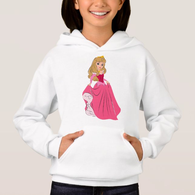 Princess Aurora Pretty in Pink Hoodie (Front)