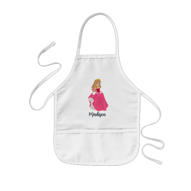 Princess Aurora Pretty in Pink Kids' Apron (Front)