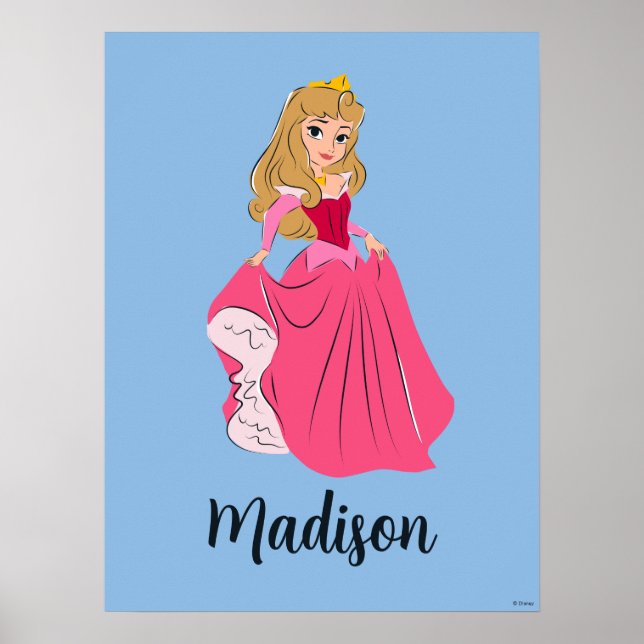 Princess Aurora Pretty in Pink Poster (Front)
