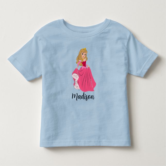 Princess Aurora Pretty in Pink Toddler T-shirt (Front)