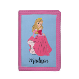 Princess Aurora Pretty in Pink Trifold Wallet