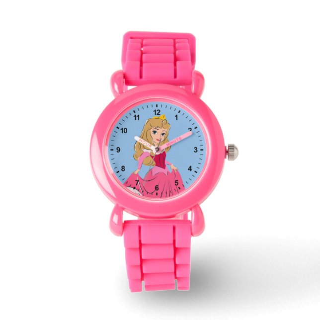 Princess Aurora Pretty in Pink Watch (Front)