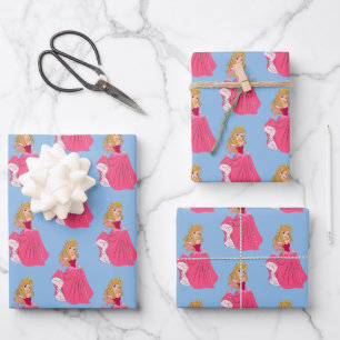 Princess Aurora Pretty in Pink Wrapping Paper Sheets