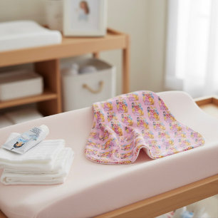 Princess Baby Burp Cloth