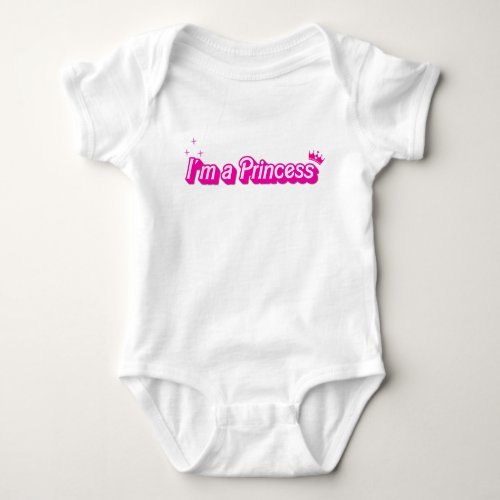 Princess baby shirt pink shirt