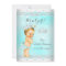 Princess Baby Shower Aqua Lace Tiara Blonde Baby