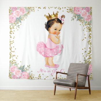 Princess Baby Shower Backdrop by The_Vintage_Boutique at Zazzle