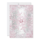 Princess Baby Shower Blush Pink Winter Wonderland