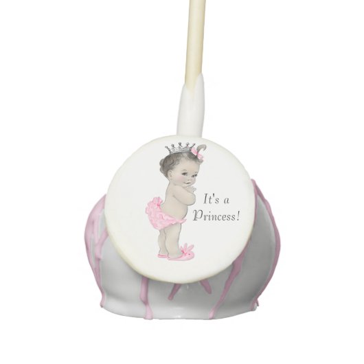Princess Baby Shower Cake Pops (Front)