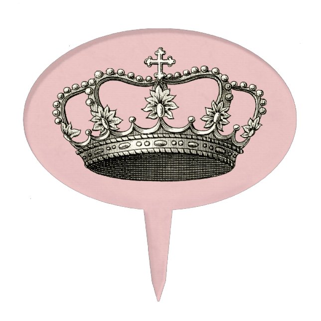 Princess Baby Shower Cake Topper (Front)