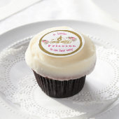 Princess Baby shower cupcake toppers Edible Edible Frosting Rounds (Cupcake)