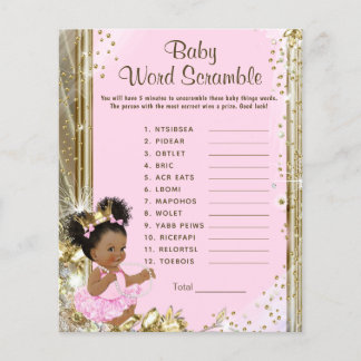Princess Baby Shower Games